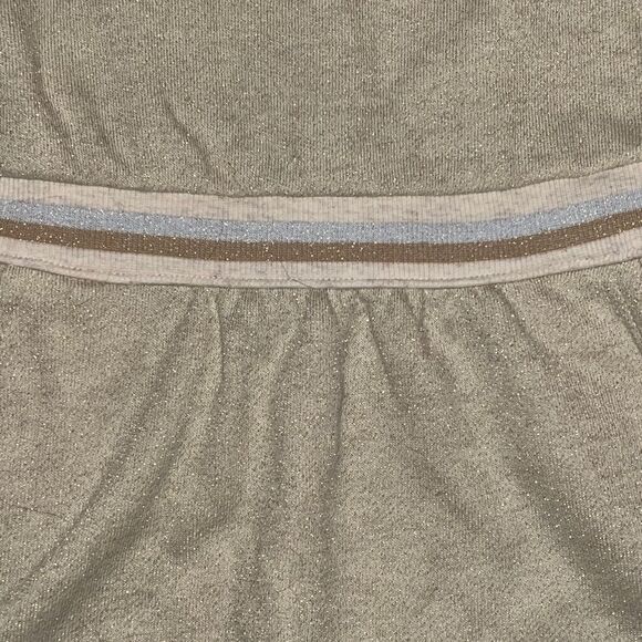 Gymboree Gold Sparkle Dress Knit Pockets Metallic Small NWT - Picture 4 of 8